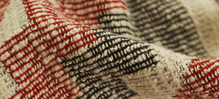 A close-up of a rug.