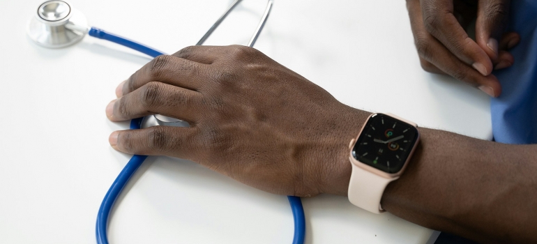 doctor holding a stethoscope