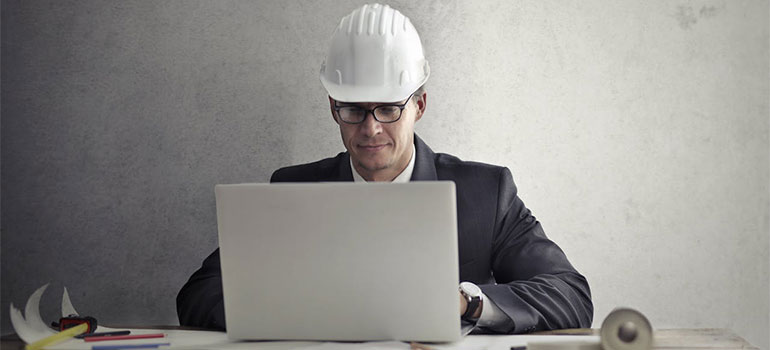 engineer working