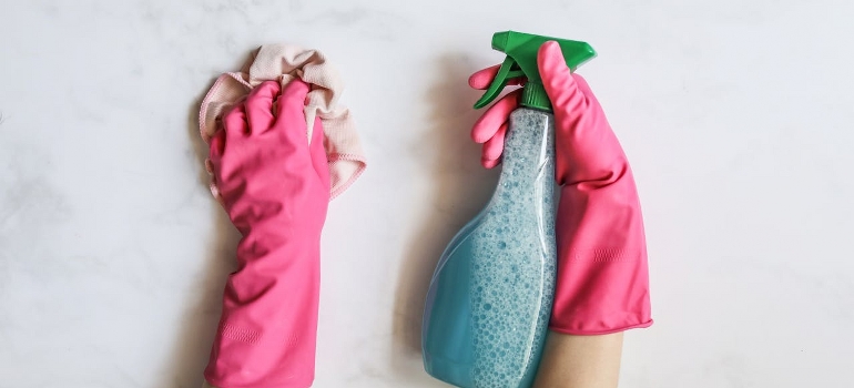 trying to disinfect your storage unit
