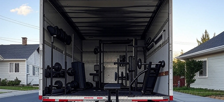 packed truck