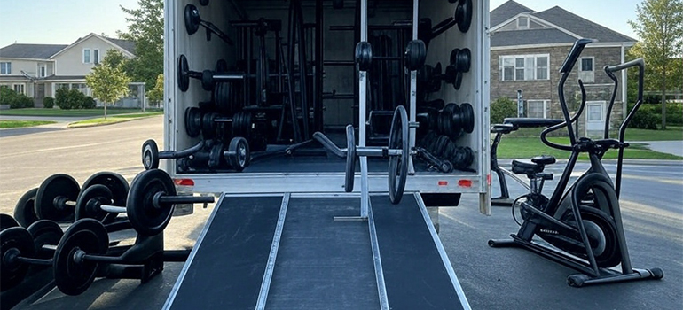 truck with a ramp