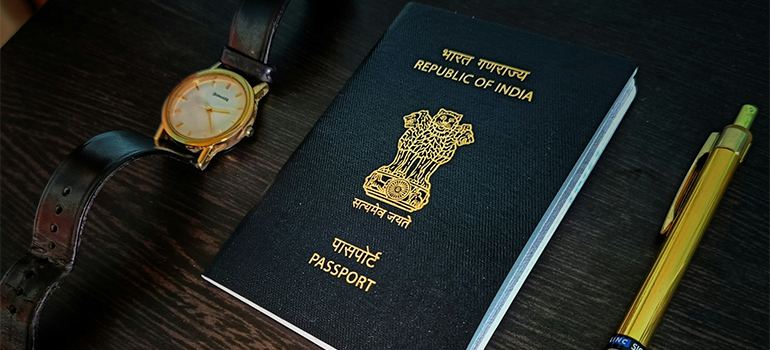 checking passport before moving from India to Sudbury